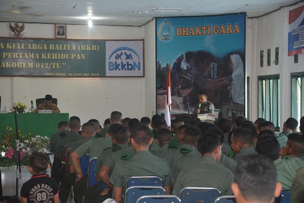 Korem 012/TU Menerima Sosialisasi BKB dan 1000 Hari Pertama Kehidupan dari BKKBN Provinsi Aceh