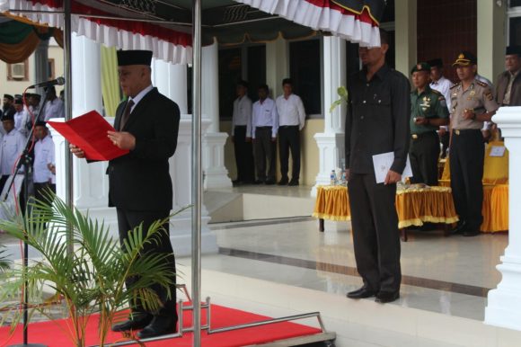 Dandim 0106/Ateng Hadiri Upacara Hari Akmal Bakti Ke-72 Kementerian Agama RI