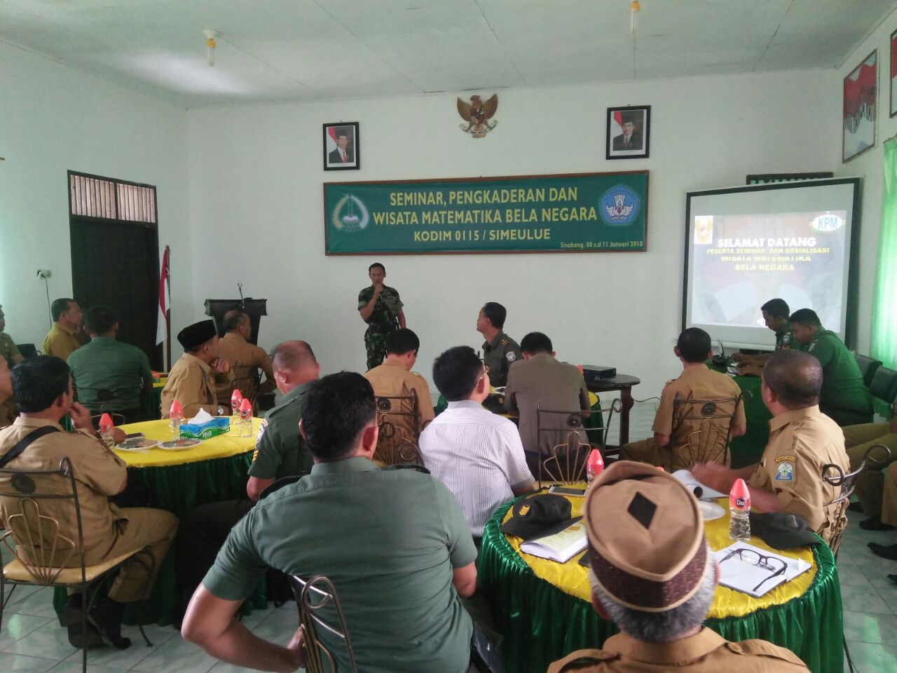 SEMINAR,PENGKADERAN DAN WISATA MATEMATIKA BELA NEGARA KODIM 0115/SIMEULUE