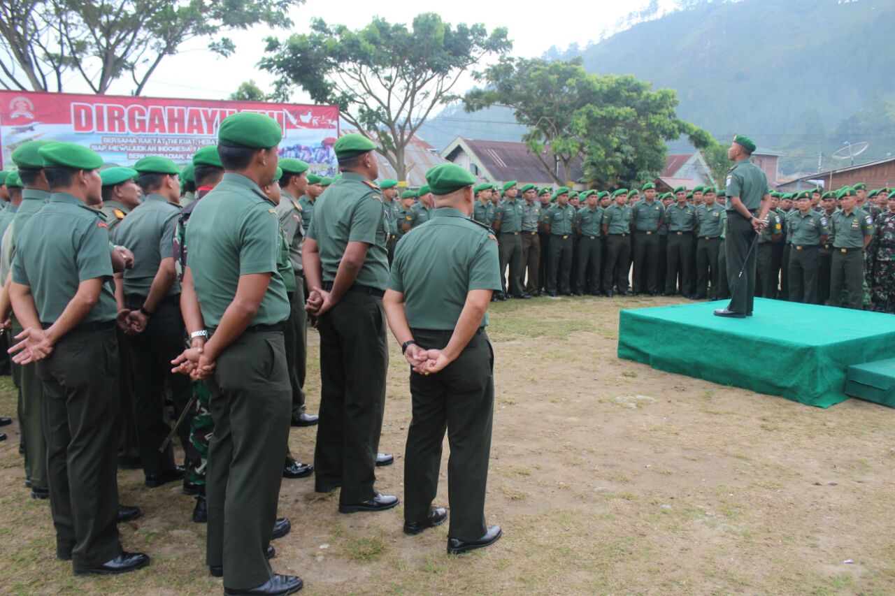 DANDIM 0106/ATENG-BM BERIKAN: GUNAKAN MEDSOS DENGAN BIJAK