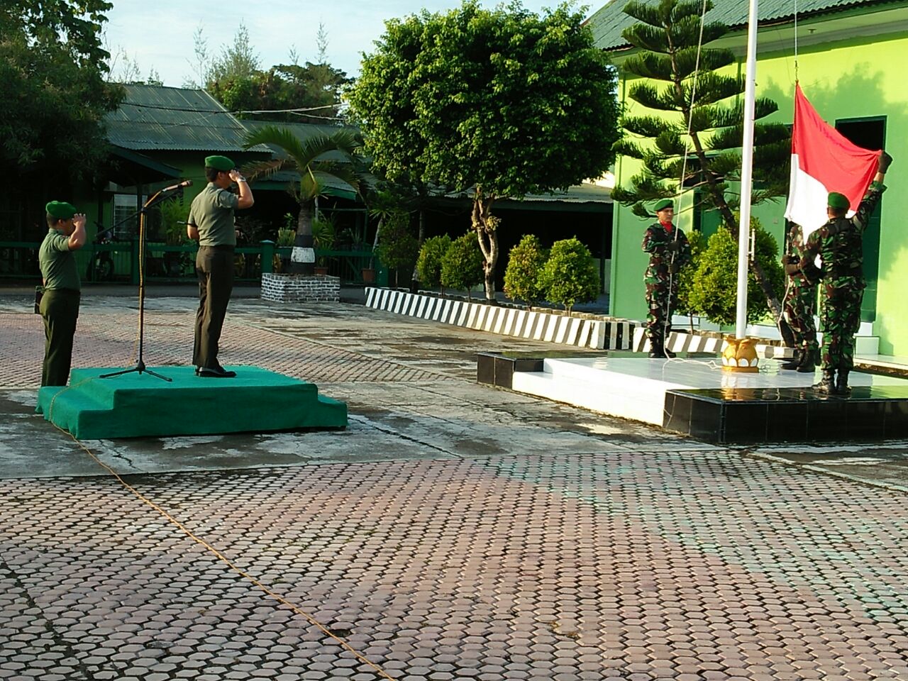 Lima Penekanan Panglima TNI dibacakan Dandim Pidie dalam Upacara Bendera