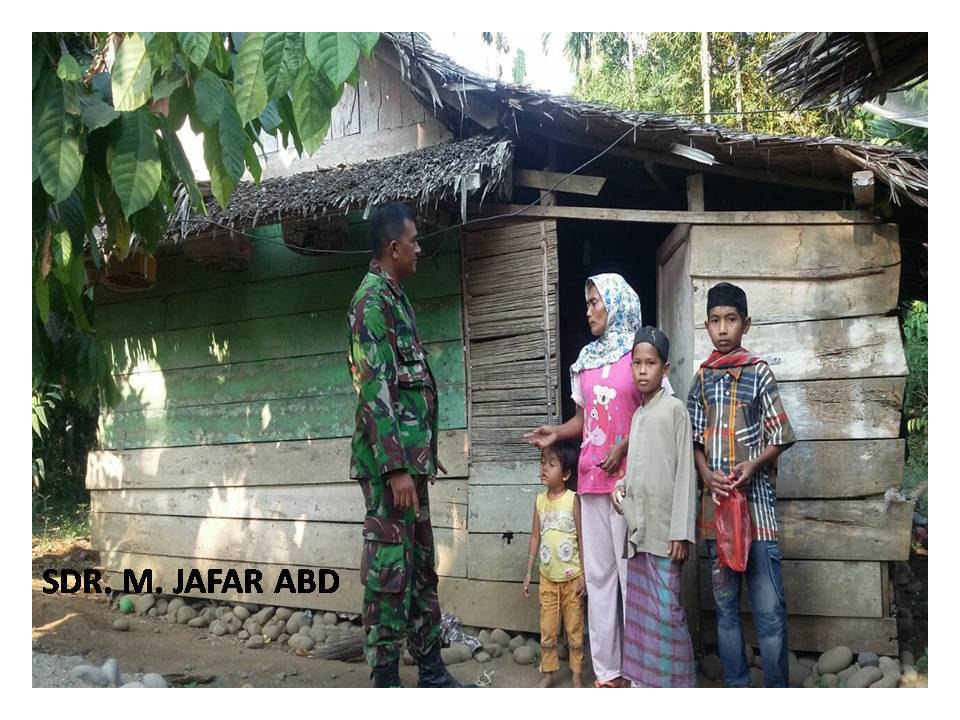 Kodim Aceh Utara Gandeng BRI Bangun Rumah Tidak Layak Huni