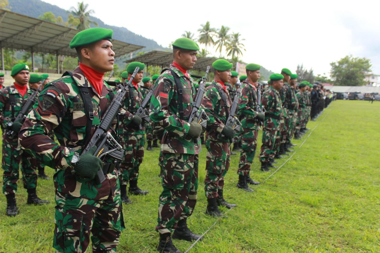 Kodim 0107 Aceh Selatan Ikuti Apel Operasi Matap Praja Pengaman Pilkada 2018