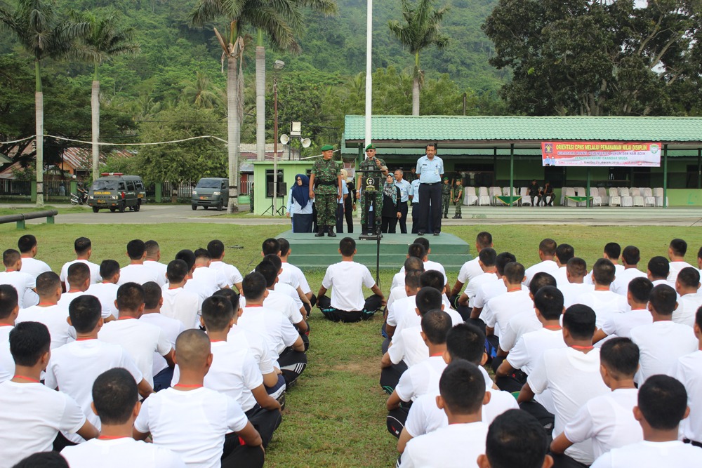 Rindam Iskandar Muda Orientasi 655 CPNS Kemenkumhan RI Wilayah Aceh