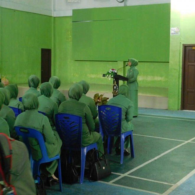 Pertemuan Gabungan Persit KCK Cab. XXXII Dim 0110 Abdya
