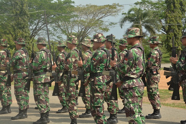 Prajurit Korem 012/TU Laksanakan Latihan Minggu Militer