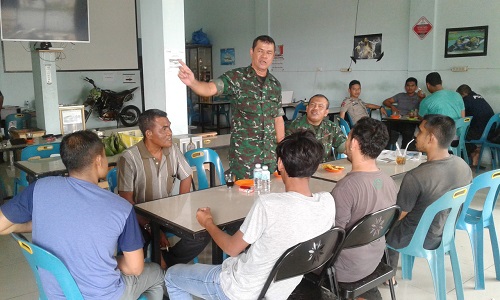 Wujudkan Keamanan Wilayah Binaan, Bati Tuud Kuta Alam Lakukan Komsos