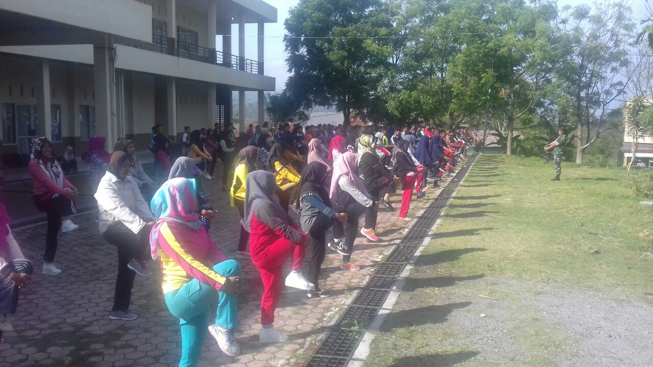 Danramil Wih Pesam Berikan Materi Disiplin ke peserta BLK