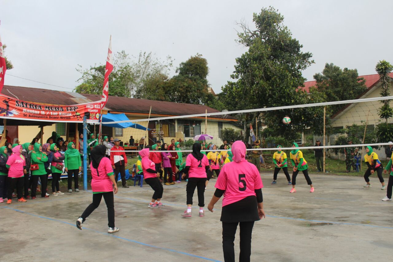 Tim A Bola Voli Persit Kodim 0106/Ateng Menang 3-1