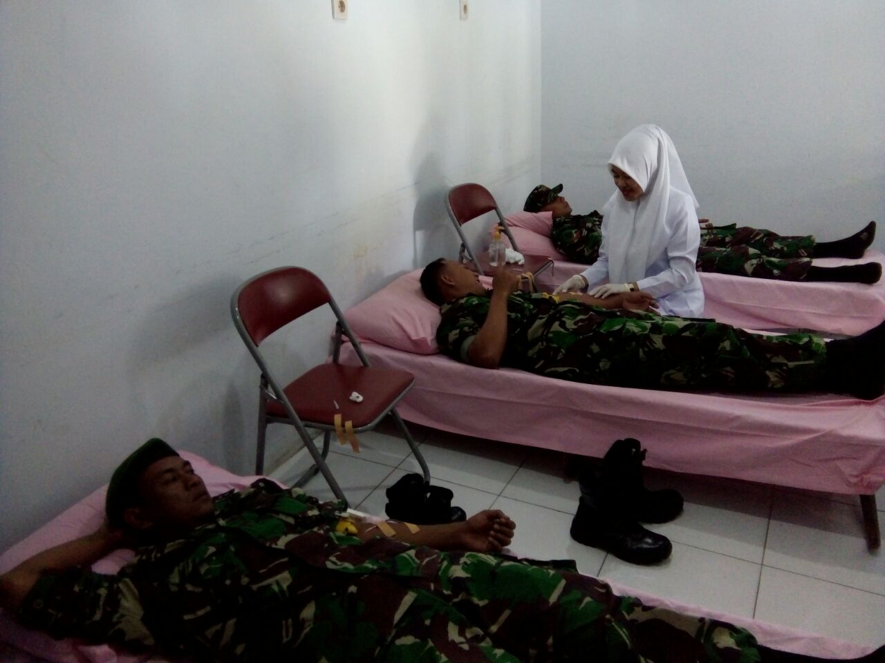 Dandim 0106/Ateng BM: Donor Darah Bermanfaat Baik Bagi Kesehatan