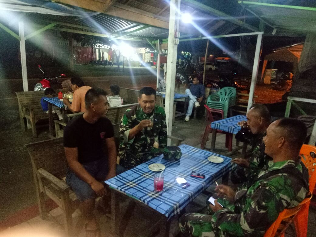 Danramil 18/Trienggadeng Himbau Masyarakat Tetap Jaga Keamanan dan Ketentraman Menjelang Pilkada