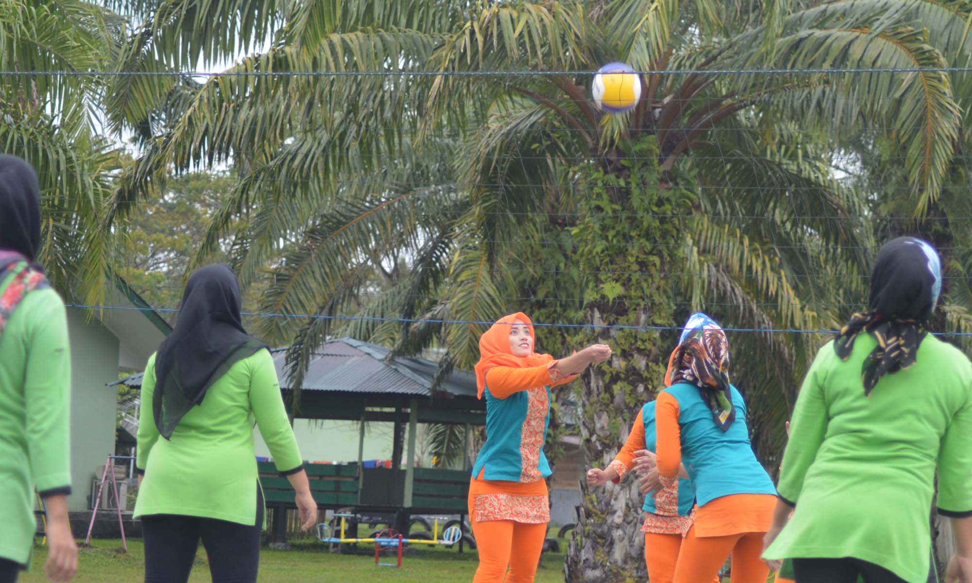 Persit KCK Cabang XXIV Raider Khusus 111 Olah Raga Bola Voly