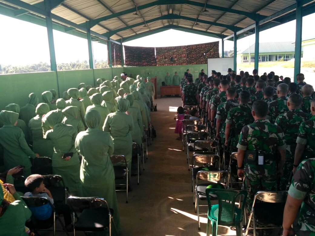 Danbrigif Silaturahmi dengan Prajurit dan Persit Jajaran Brigif 25/Siwah