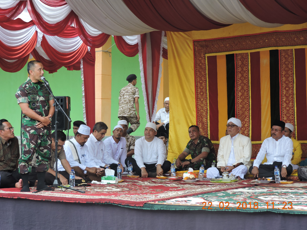 Danrem 012/TU Hadiri Maulid Nabi Muhamad Saw di Universitas Tueku Umar