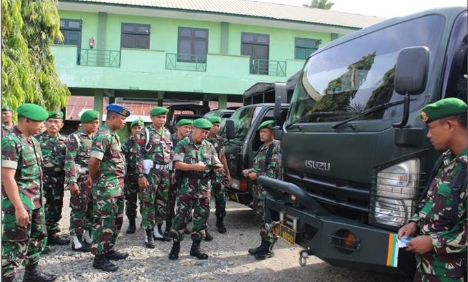 Hindari laka lalin, Bekangdam IM Gelar Apel Kendaraan Dinas
