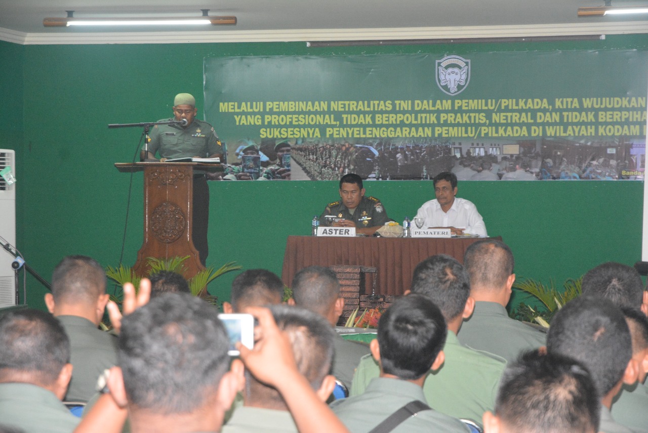 200 Prajurit Terima Sosialisasi Netralitas TNI