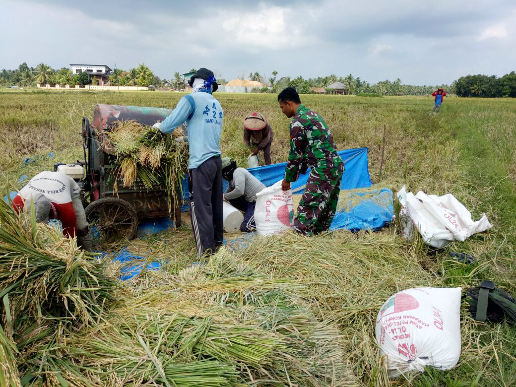 Babinsa Selalu Hadir Membantu Disetiap Kegiatan Warga Binaannya