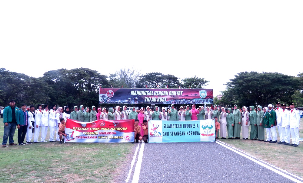 Ribuan Pelajar, Pemuda dan Pemudi Serta Masyarakat Se Kota Banda Aceh Ikrarkan Anti Narkoba
