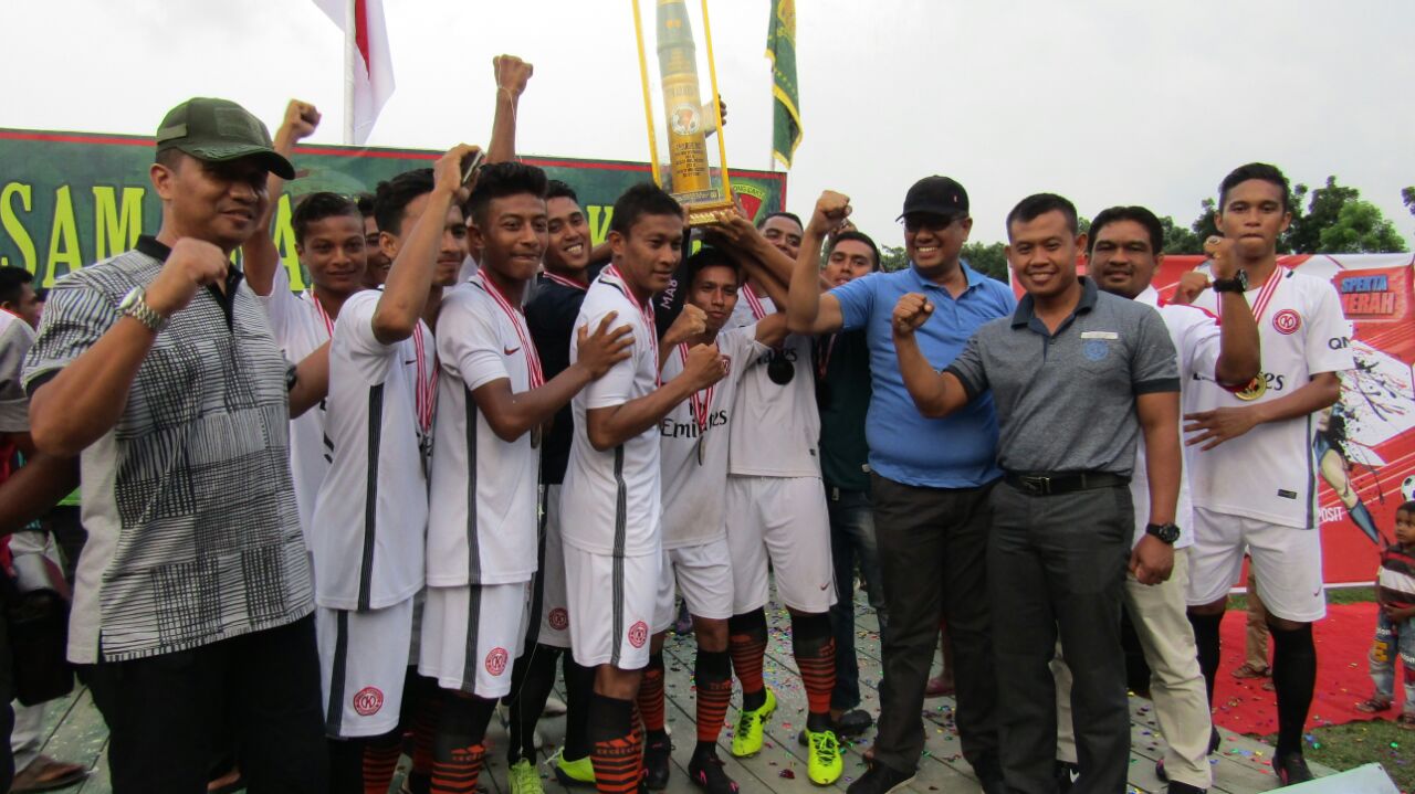 RMC Laweung Juara Turnamen Sepak Bola Rencong Cakti Cup