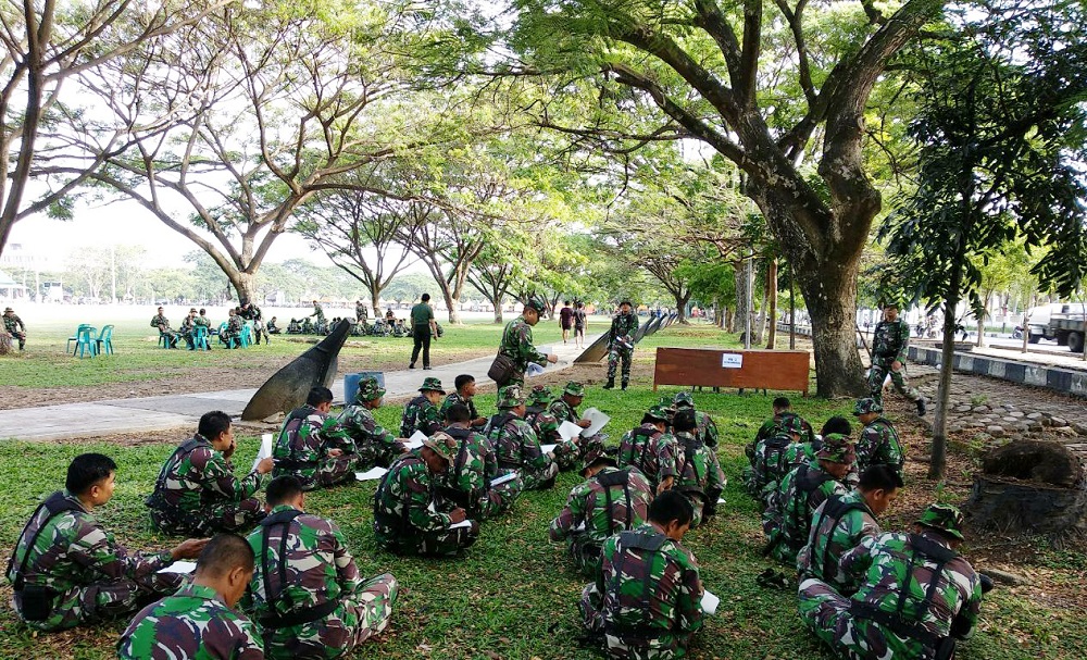 Latihan UTP Jabatan Kodim 0101/BS, Tingkatkan Profesionalisme Prajurit
