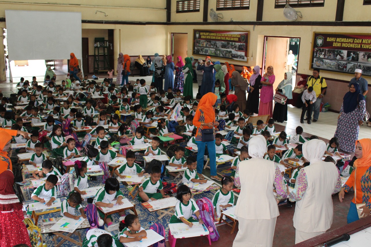 TK Kartika Jaya XIV-3 Laksanakan Gebyar Mewarnai