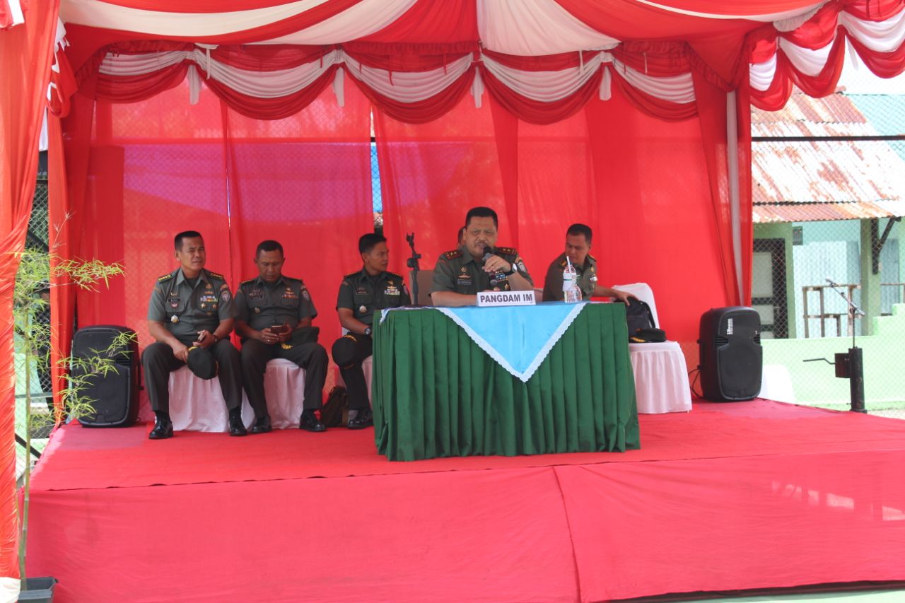 Pangdam IM Kunjungi Kodim 0105/Aceh Barat