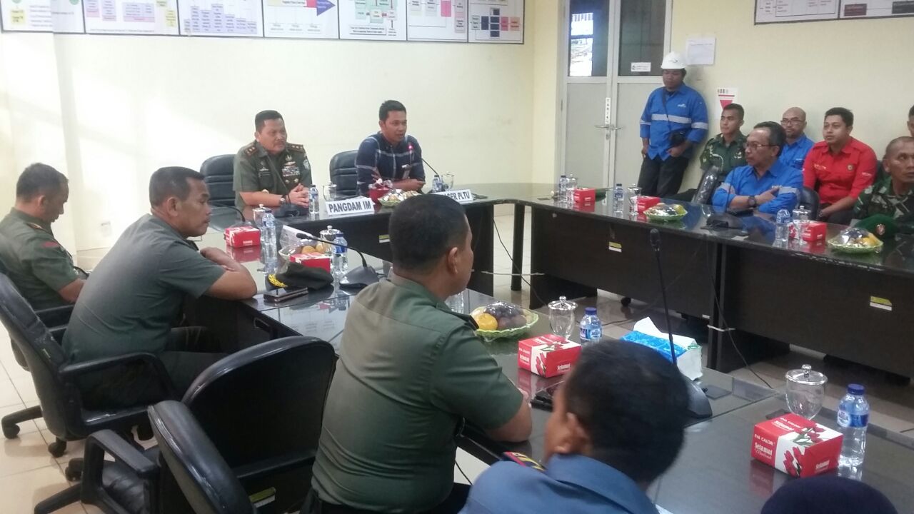 Pangdam IM Kunjungi PLTU Nagan Raya