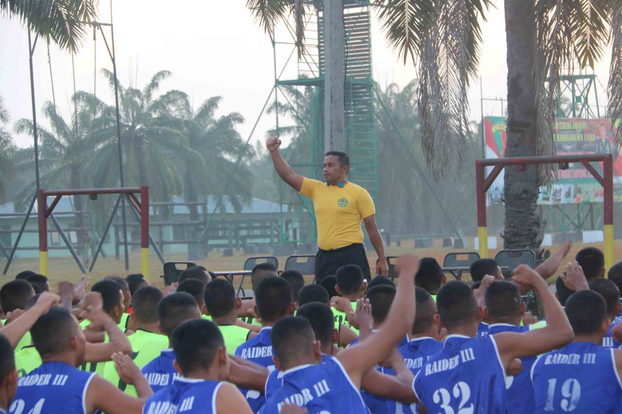 Kajasdam IM Meninjau Pra Uji Petik Peleton Tangkas Raider Khusus 111