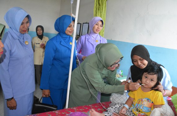 Anjangsana dalam rangka memperingati HUT ke-72 Persit Kartika Chandra Kirana dan HUT ke 54 Dharma Pertiwi