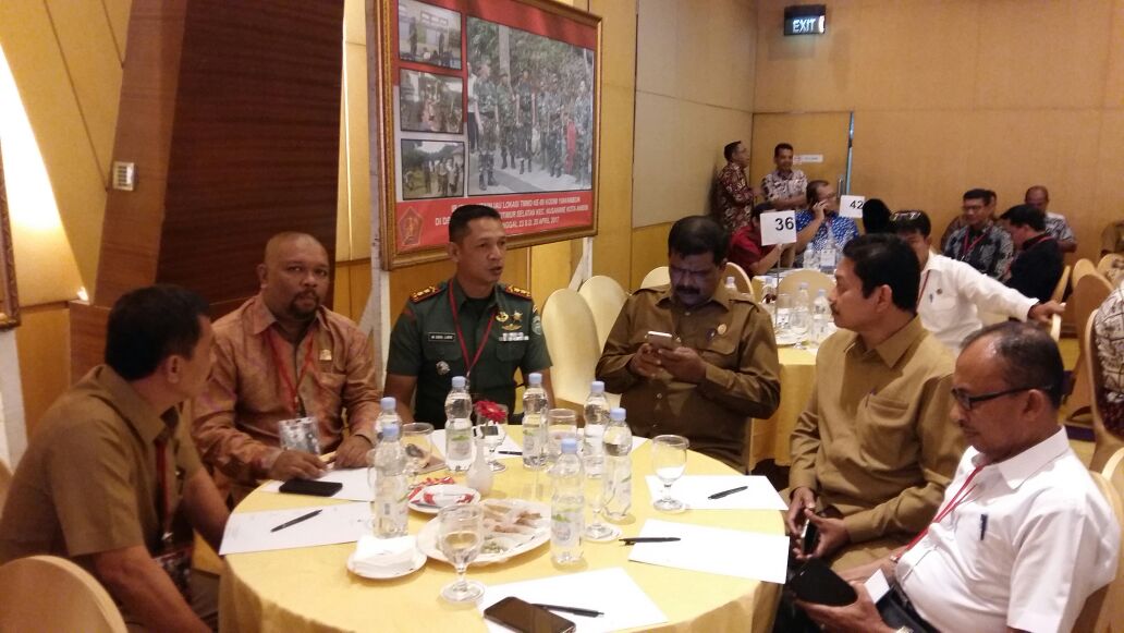 Dandim 0104 Beserta Wakil Bupati Aceh Timur Hadiri Rakornis TMMD ke-101