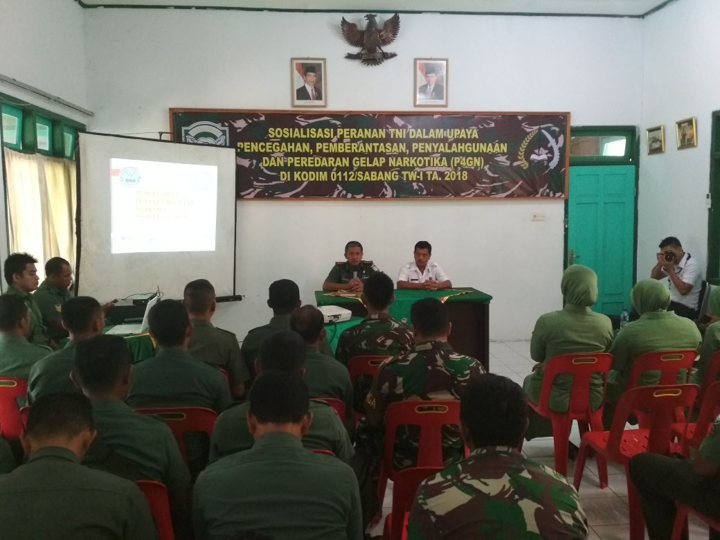 Kodim 0112/Sabang Adakan Sosialisasi P4GN