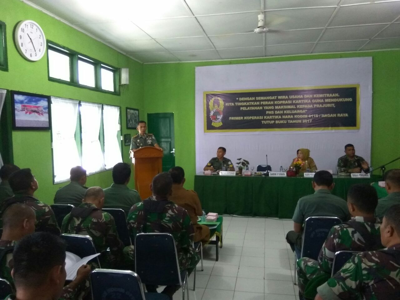 Rapat Anggota Tahunan (RAT) Primer Koperasi Kartika Kodim 0116/Nagan Raya