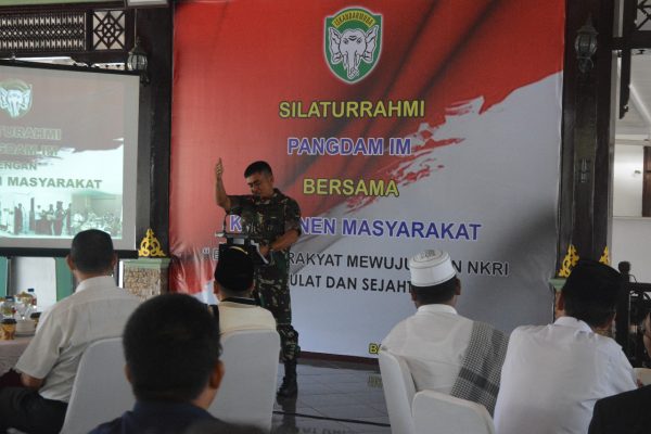 Pangdam IM: Jangan Takut dengan TNI