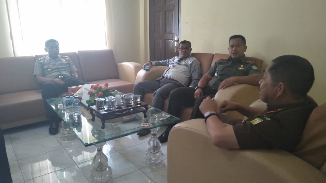 Pererat Silaturrahmi, Dandim, Bupati Dan Kapolres Mengunjungi Kompi Brimob Dan Kejari Calang