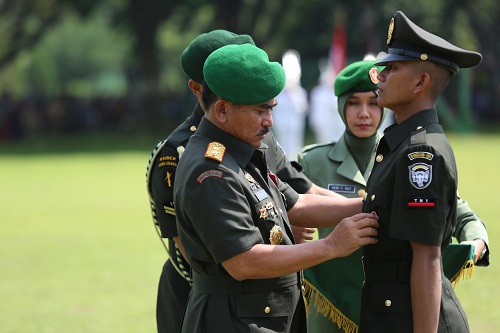 Pangdam IM Lantik 340 Tamtama PK TNI AD