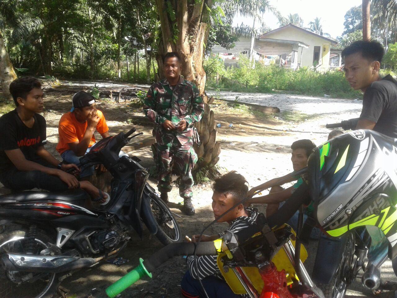 Kopda Iswadi Komsos Dengan Pemuda Ciptakan Situasi Aman, Tertib dan Damai