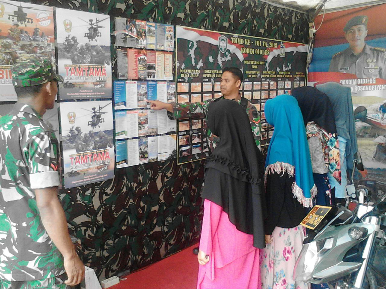Kodim 0101/BS Sosialisasikan Rekrutmen Prajurit TNI pada HUT ke-34 Kota Jantho