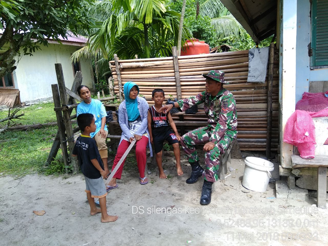 Babinsa 07/Teupah Barat Jalin Sinergitas Dengan Warga Binaan