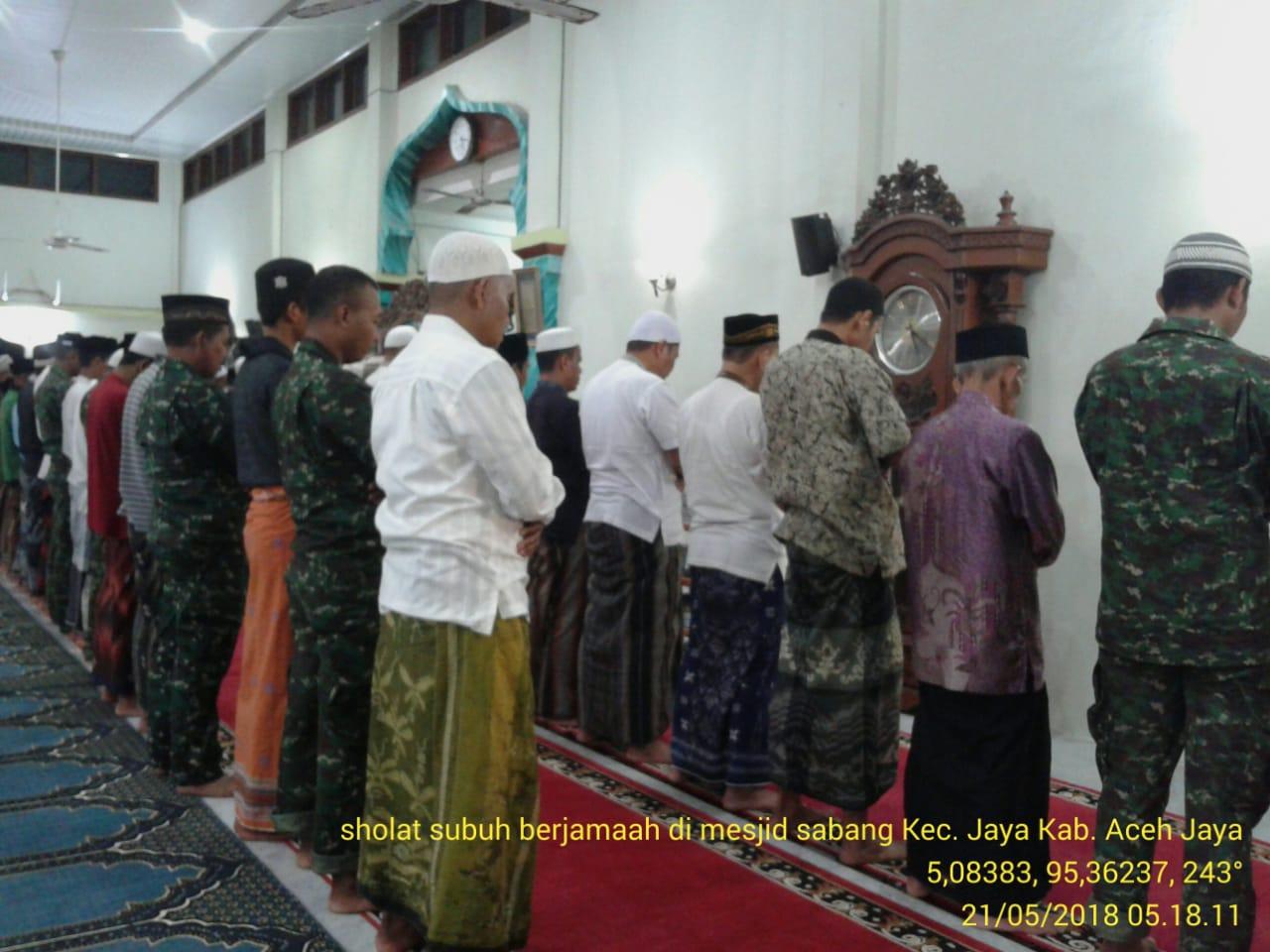 Bulan Puasa Kodim Aceh Jaya Semakin Gencar Laksanakan Manungal Subuh