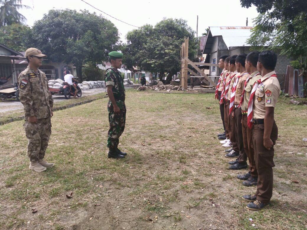 Babinsa Pulau terluar Bina Pramuka Saka Wira Kartika