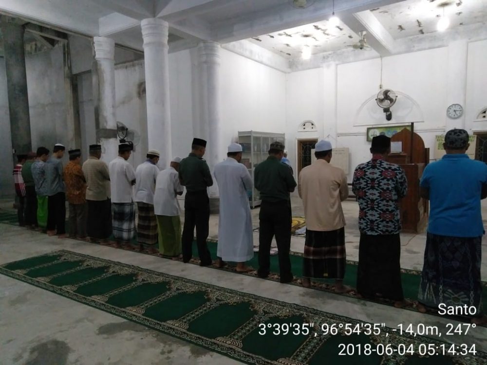 Koramil 05/Tangan-Tangan Rapatkan Barisan Dalam Manunggal Subuh
