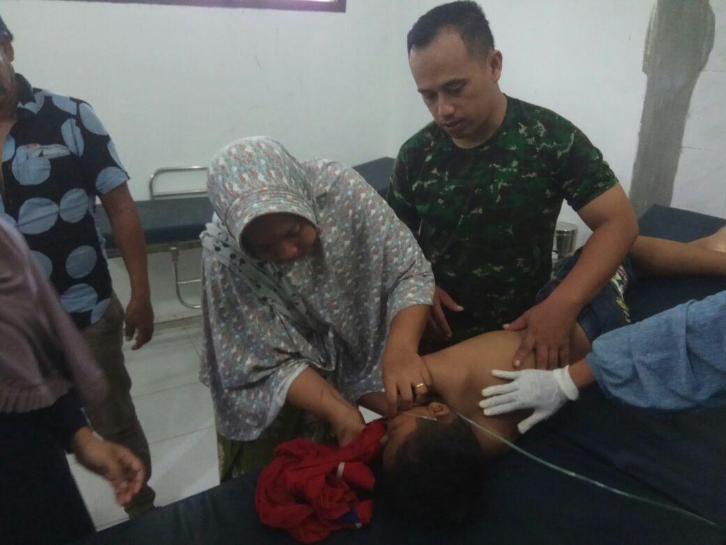 Personil TNI Bantu Pencarian Korban Hanyut di Laut Sampoiniet