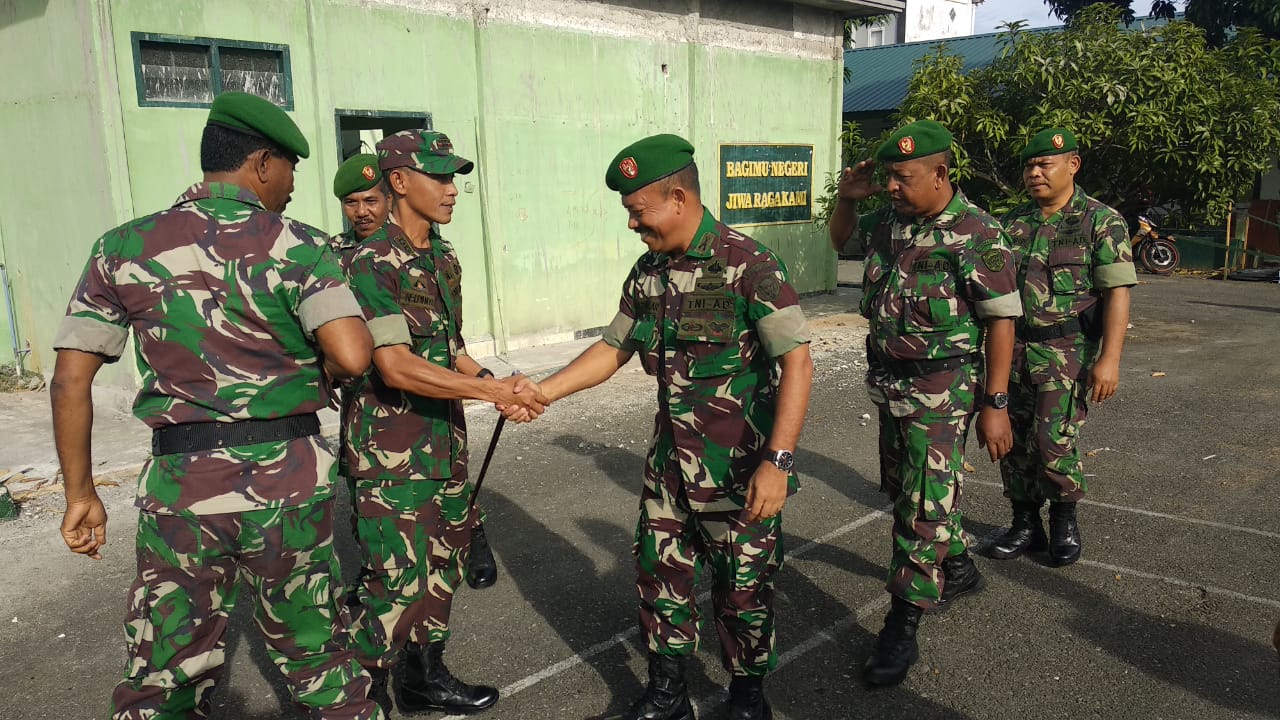 Usai Apel Pengecekan, Dandim 0105/Abar Halal Bihalal dengan Prajurit