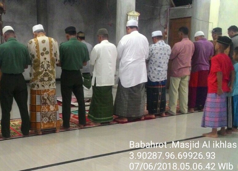 Cegah Radikalisme di Wilayah, Koramil 07/Babahrot Satukan Umat Muslim Dengan Manunggal Subuh Berjamaah