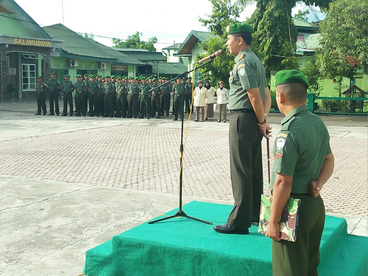 Jam Komandan, Dandim Sampaikan Intruksi Pimpinan kepada Prajurit