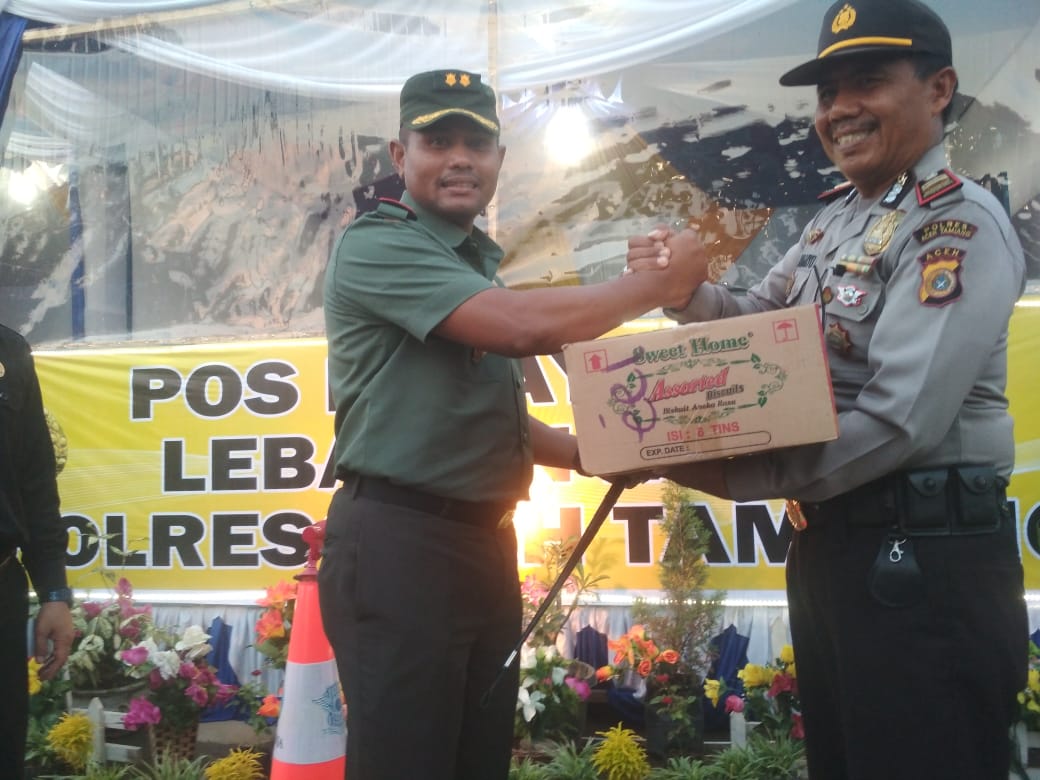 Forkopimda Aceh Tamiang Tinjau Pos Pengamanan Lebaran 2018 dan Rest Area