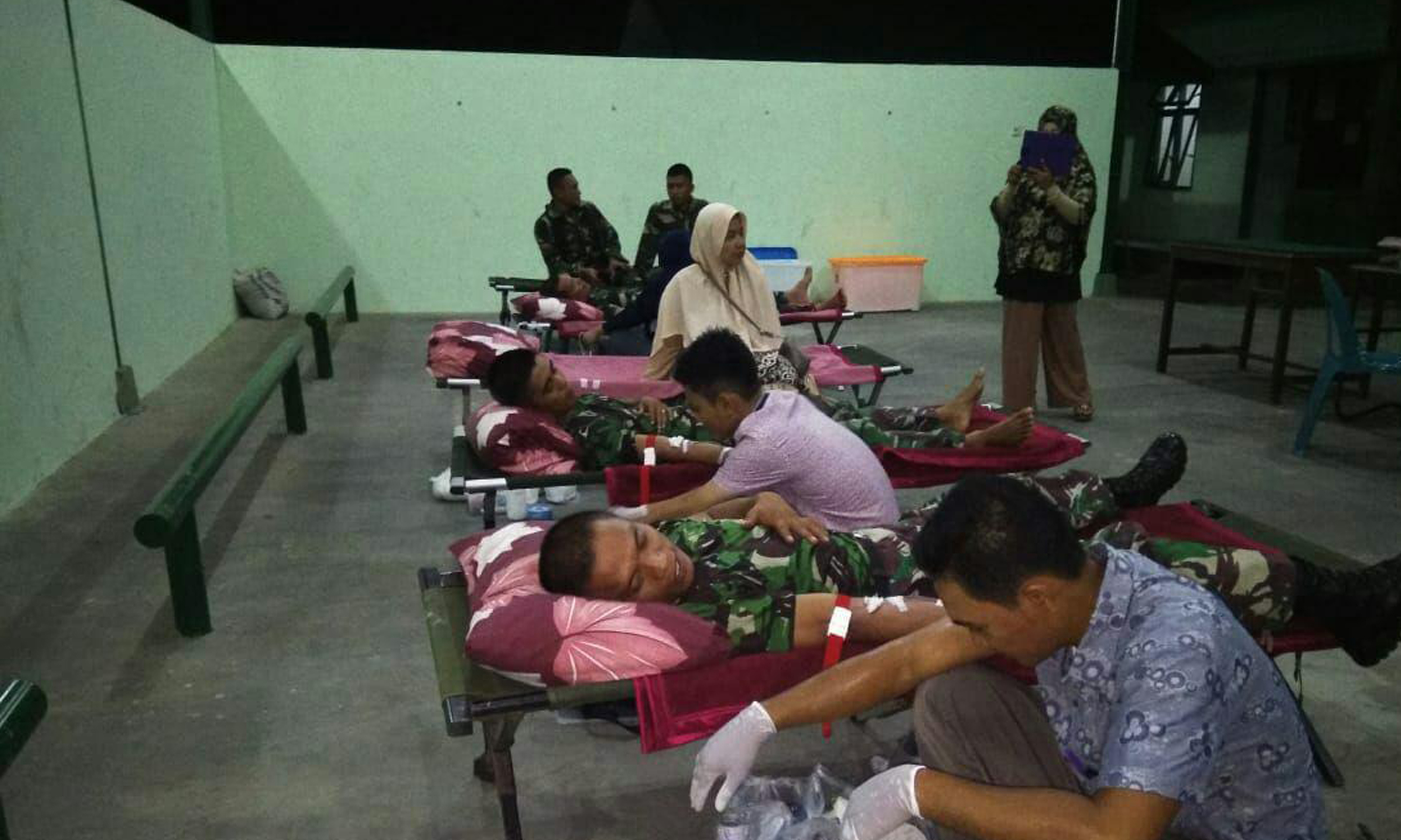 Prajurit Raider Khusus 111 Donor Darah