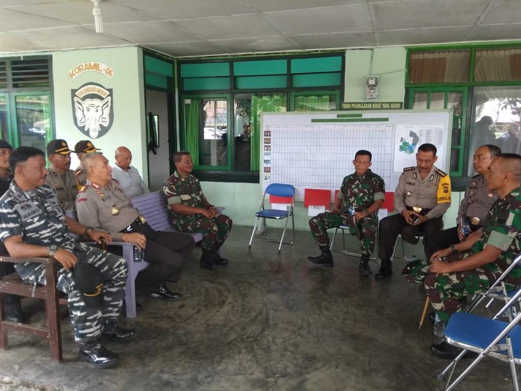 Kapolda Aceh Bersama Danrem 012/TU Sambangi Polsek dan Koramil Kluet Utara