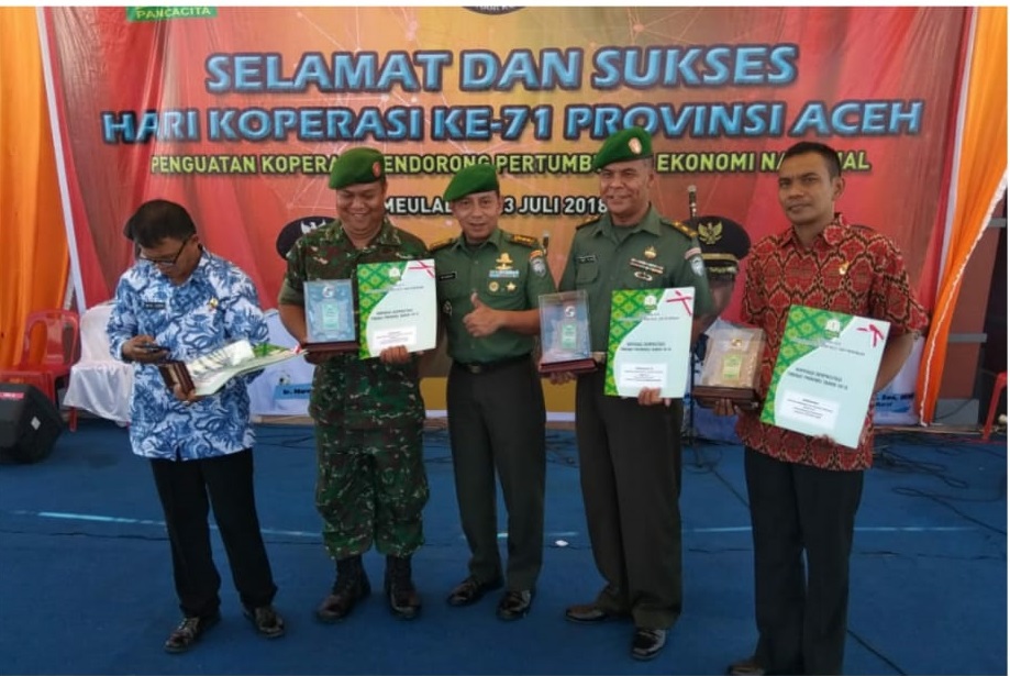 Kapuskopad Kodam IM hadiri HUT Koperasi ke-71