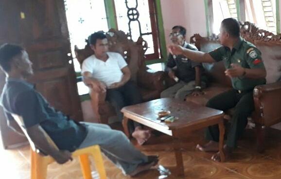 Babinsa Pulau Terluar Kodim 0109/Singkil Bahas Pembangunan Wilayah